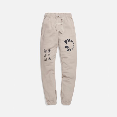 Filling Pieces Graphic Sweatpants FP Circle - Grey - 97823861932