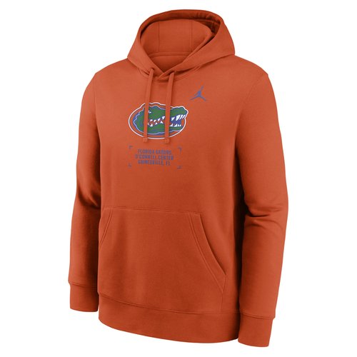 Florida Club Basketball 2-Hit Nike College Pullover Hoodie - Orange - NKDK89MUFN-419
