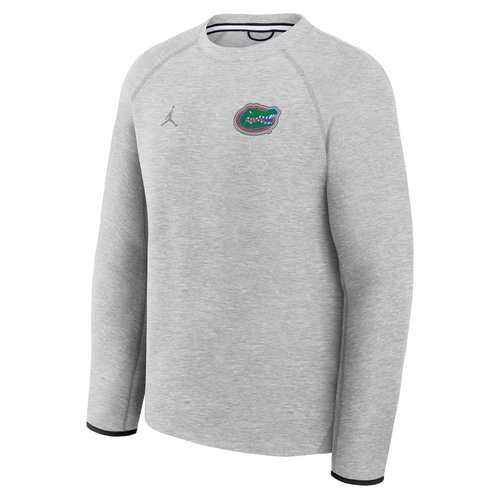 Florida Gators Tech Fleece Air Air Jordan College Pullover Crew - Grey - 0JL6086NUFN-J35