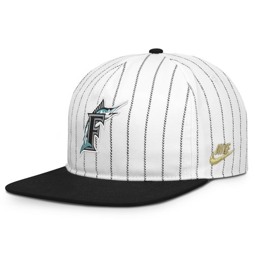 Florida Marlins Pro Nike MLB Adjustable Hat - White - NB57064NMMB-JFJ
