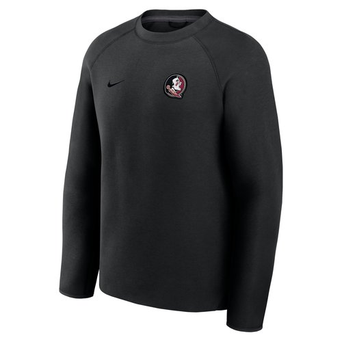 Florida State Tech Fleece Nike College Pullover Crew - Black - 05L6912ZFTN-6DU