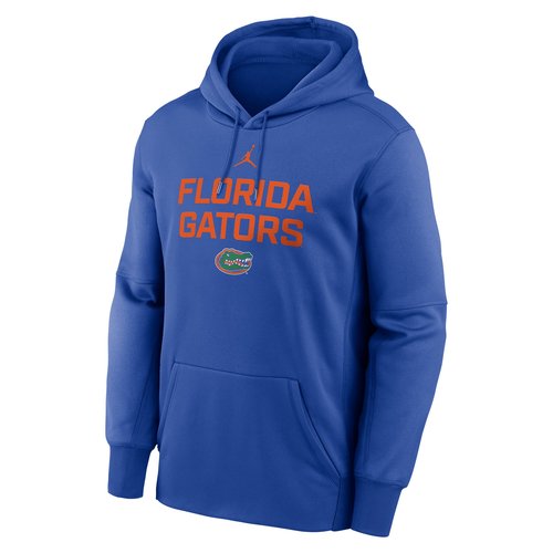 Florida Team Stacked Menâs Air Air Jordan Therma College Pullover Hoodie - Royal - NKAQ4EVUFN-2KJ