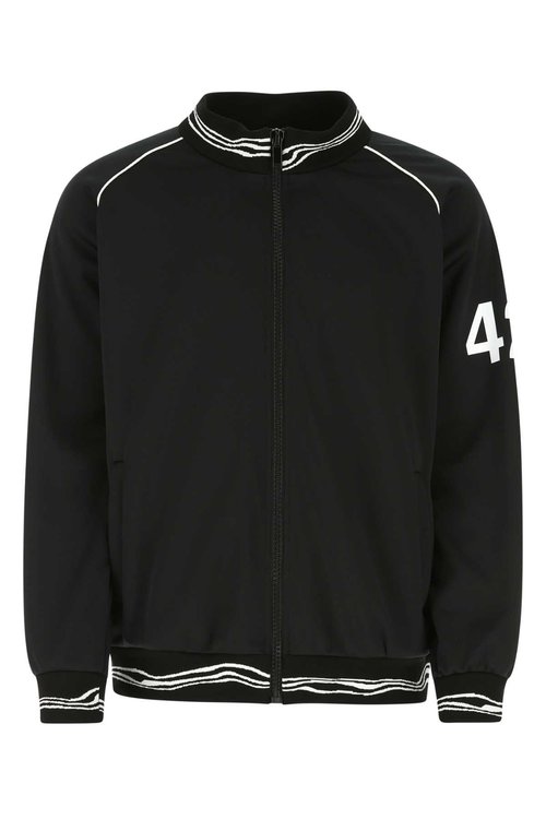 FourTwoFour On Fairfax Black Polyester Bomber Jacket - 99 - 32424H07226015 99