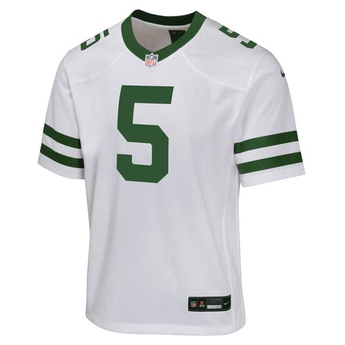 Garrett Wilson New York Jets Nike NFL Game Jersey - White - B7N2P9NYJ05-NYJ