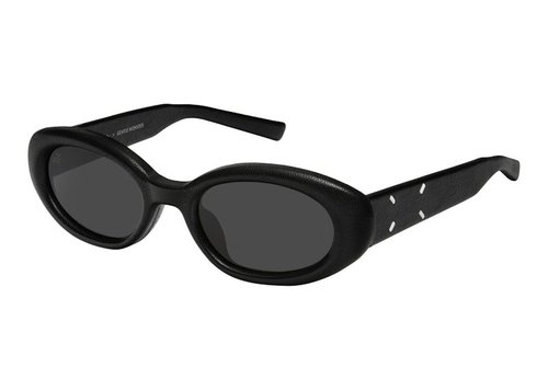 Gentle Monster Maison Margiela Oval Sunglasses - Black (Mm107 L01)