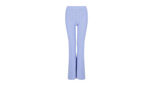 Givenchy 4G Jacquard Flared Pants - Lavender - BW5112-4ZA4-532