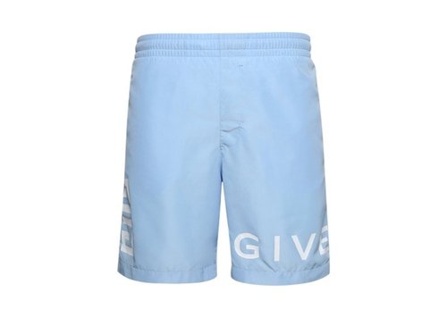 Givenchy 4G Logo Swim Shorts - Light Blue