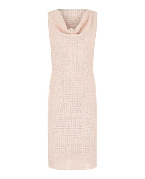 Givenchy 4G Monogram Draped Midi Dress - Blush Pink - BW21VG-4ZD6-682