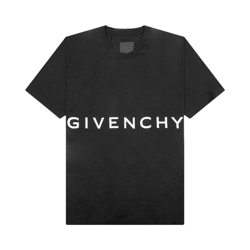 Givenchy 4G Motif Crewneck T-Shirt - Black - BM716N3YMG-001