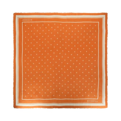 Givenchy 4G Shawl In Cashmere and Silk - 710003 167-0 8