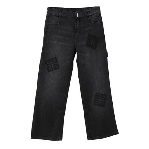 Givenchy Adjustable Waist Denim Jeans - Black/Blue - H30310-09B