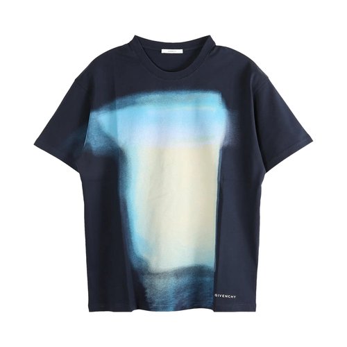 Givenchy Afternoon Light Print T-Shirt - Dark Navy Blue - BM71NK3YRL-499