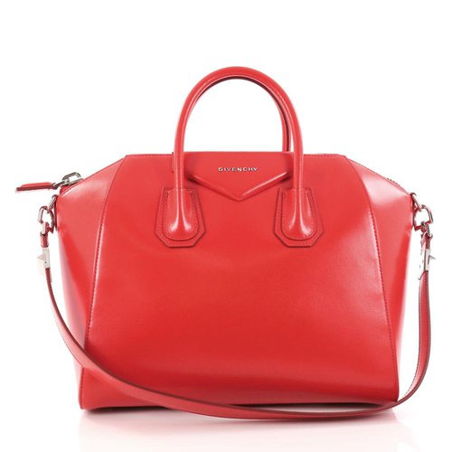 Givenchy Antigona Tote Glazed Medium - Red
