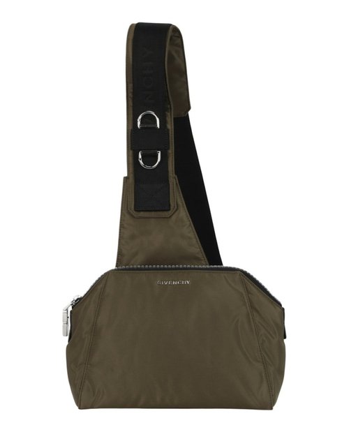 Givenchy Antigona U Crossbody With Tech Strap - Khaki