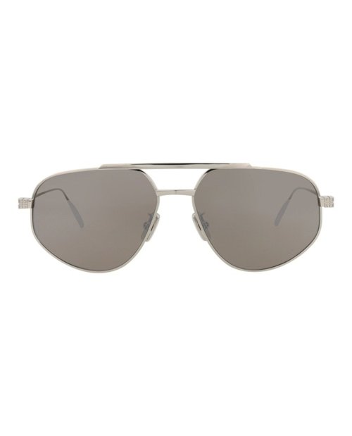 Givenchy AviatorFrame Metal Sunglasses - Palladium Palladium Silver (Gv40058U/57/16G)