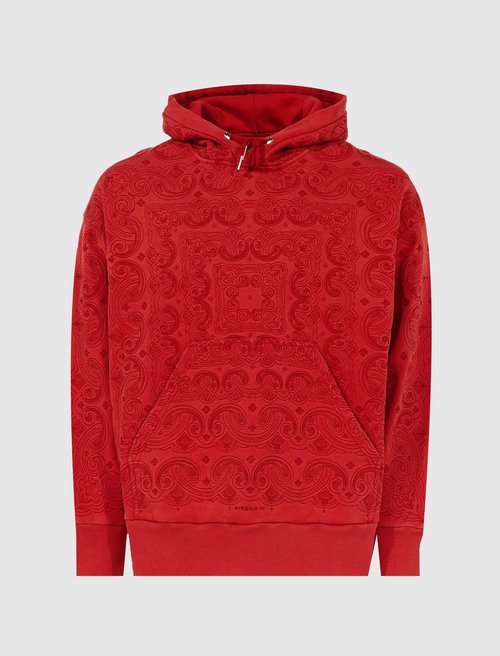 Givenchy Bandana Hoodie - BMJ0D93Y69-RED