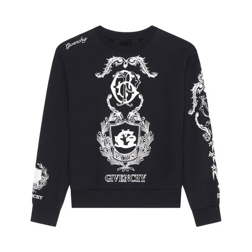 Givenchy Boxy Fit Sweatshirt - Black - BMJ0LC3YL0-001