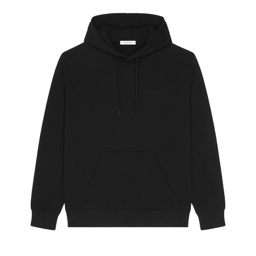 Givenchy Couture Seam Regular Fit Hoodie - Black - BMJ0NH3YSM-001