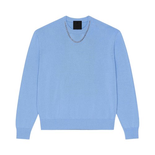 Givenchy Crewneck Long-Sleeve Sweater - BW90NV4ZKJ-487