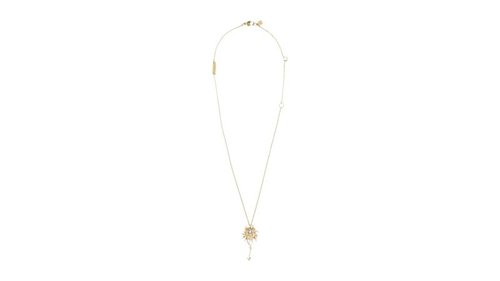 Givenchy Daisy And Givenchy Signature Necklace - Gold/White - BF00PX-F04M-720
