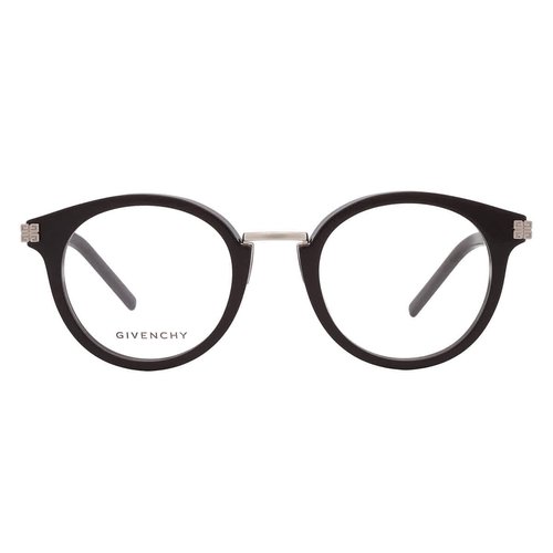 Givenchy Demo Round Ladies Eyeglasses GV50013U 001 49 - Black - GV50013U00149