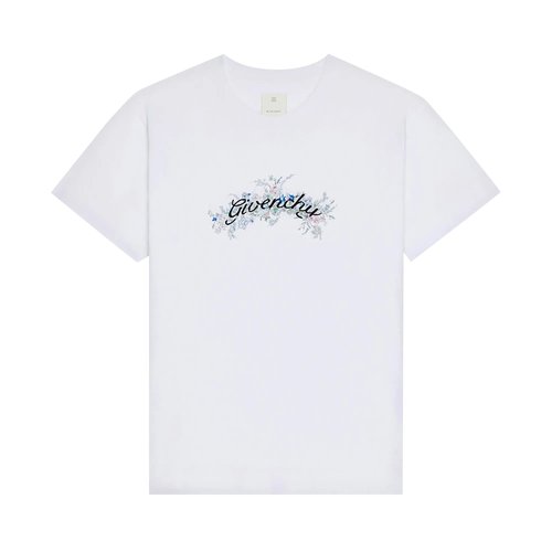 Givenchy Flowers T-Shirt - White - BM71JA3YMU-100