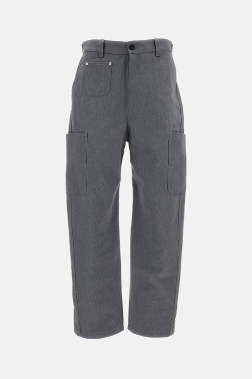 Givenchy Front Couture Seams Denim Pants - Grey - BM51PB516Y-020