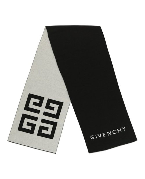 Givenchy Knit Double Face Beanie - Navy Blue Grey - 710003-282-0-9