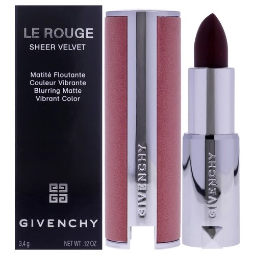 Givenchy Ladies Le Rouge Sheer Velvet Matte Lipstick 0.12 oz 39 Rouge Grenat Makeup 3274872455160 - 3274872455160OZ
