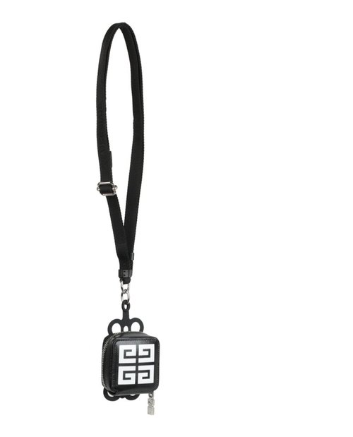 Givenchy Leather 4G AirPods Case - Black