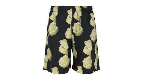 Givenchy Lemon Print Swimshorts - Black Yellow - BMA011-1YDV-003
