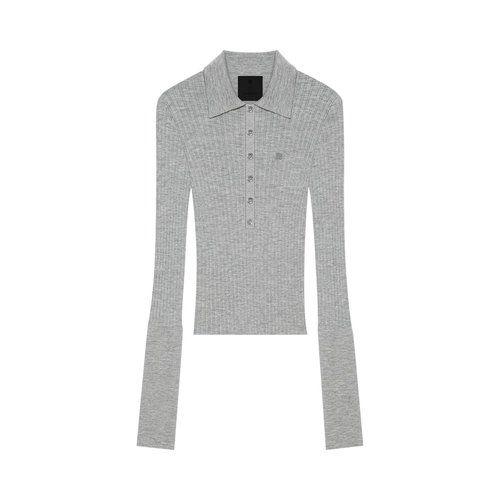Givenchy Long-Sleeve Polo - BW90QF4ZMC-022