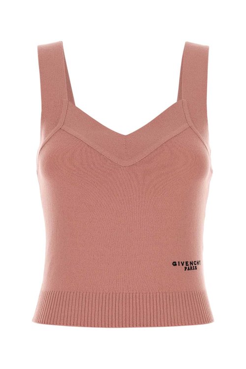 Givenchy Pink Wool Blend Tank Top - BW61HZ4ZTA-681