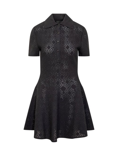 Givenchy Polo Dress In Monogram 72 Jacquard - BW22B74ZPN-001
