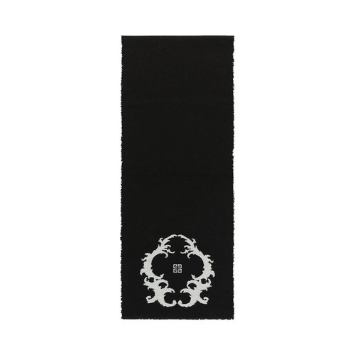 Givenchy Reversible Logo Wool Scarf - 710002 975-0 4