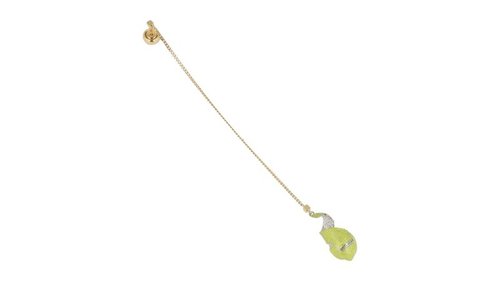 Givenchy Single Lemon Charm Earring - Silver Gold - BF1100-F04M-047