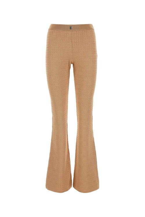 Givenchy Skin Pink Jacquard Flared Leg Pant - BW512Y4ZKD-913