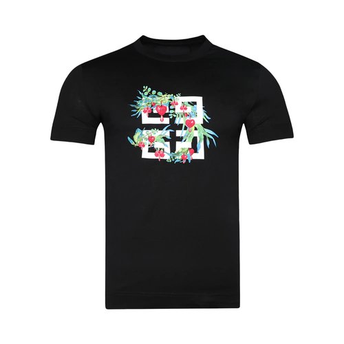 Tシャツ・カットソー GIVENCHY Men Tops BM716G3YCD 001 Black GIVENCHY ジバンシィ Tシャツ BM716G3YCD メンズ 半袖 クルー