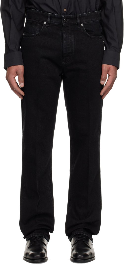 Givenchy Straight Leg Jeans - -Black - BM51MK516K001001