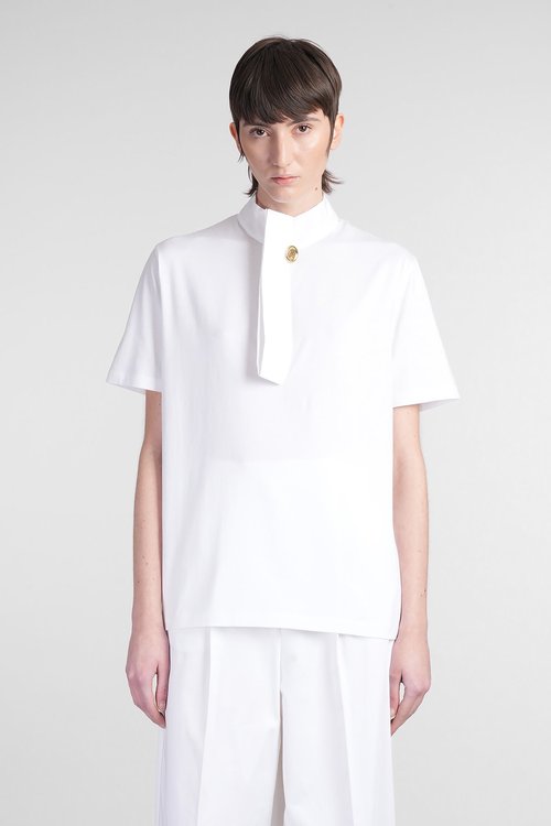 Givenchy T-shirt In White Cotton - BW70EW30ZP-100