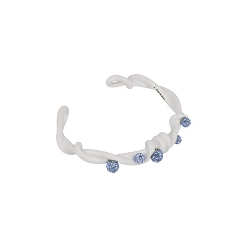 Givenchy Twisted Crystal Embellished Bracelet - BF20FHF05S-130