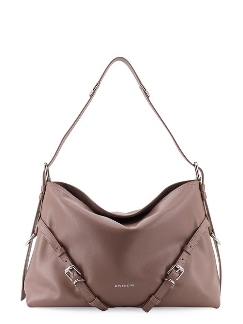 Givenchy Voyou Medium Leather Crossbody Bag - Beige - BB5131B2AD-281
