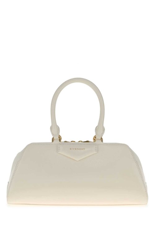 Givenchy Leather Small Antigona Handbag - White - BB5130B2AQ-105