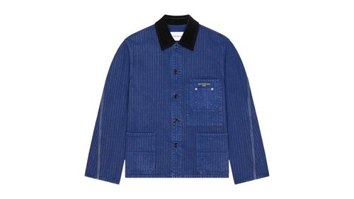 Givenchy Workwear Jacket - Cobalt Blue - BM01JH5YDK-467