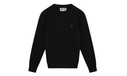 Golden Goose Archibald Star Collection Sweatshirt GMP01223.P000525.90100 - GMP01223.P000525.90100