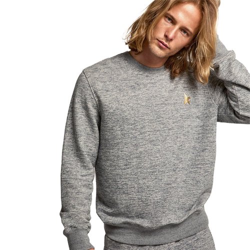 Golden Goose Archibald Star Collection Sweatshirt Melange Gray - GMP00870.P000522.60311