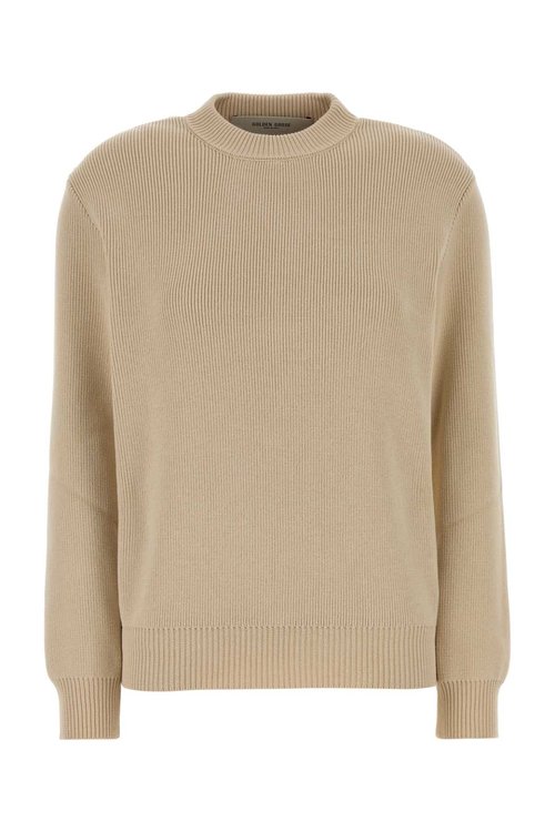 Golden Goose Beige Stretch Cotton Blend Dany Sweater - GWP00951P001972_55550