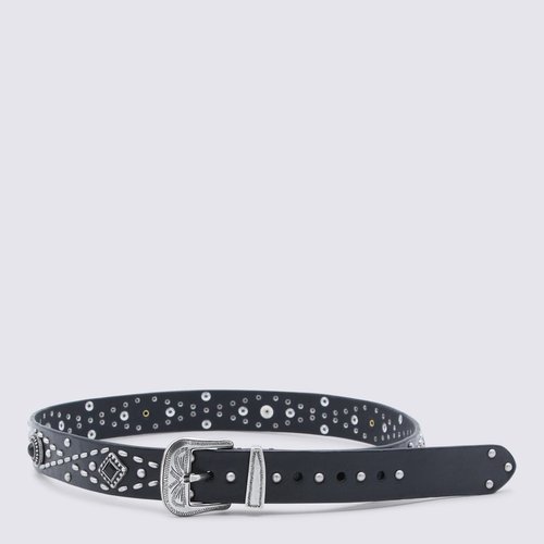 Golden Goose Belt With Studs In Washed Leather - GWA00809A000817_90100