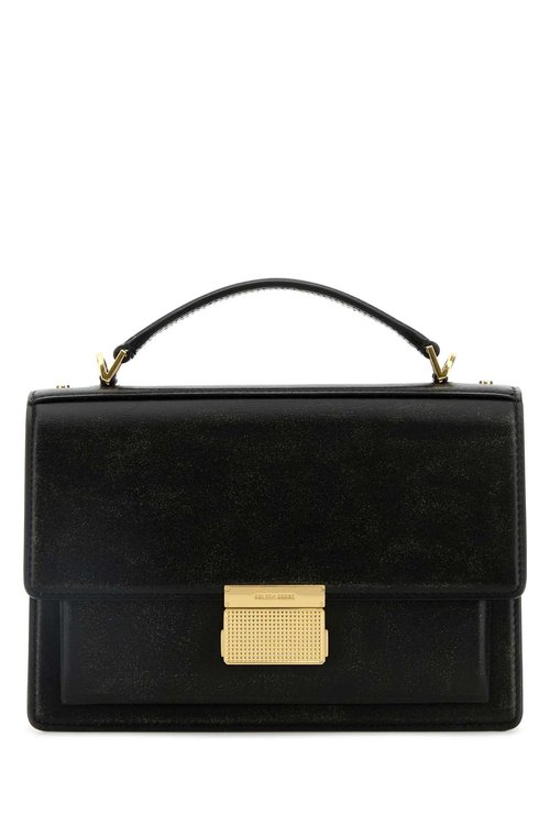 Golden Goose Black Leather Venezia Handbag - GWA00467A00059990100 90100 BLACK