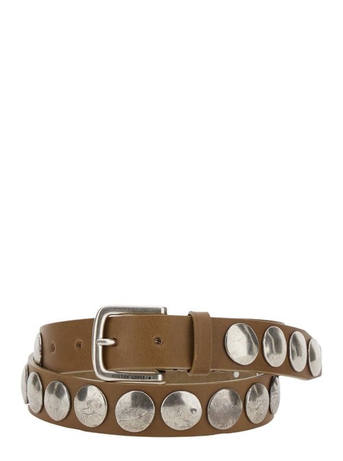 Golden Goose Black Studded Belt In Leather Man - GMA00161 A000137 55319 55319